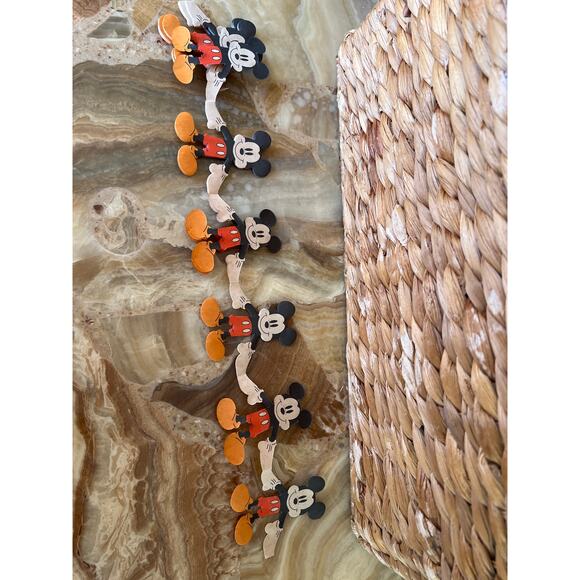 Mickey Mouse Paper Garland: Approx 90” Length - Picture 2 of 7